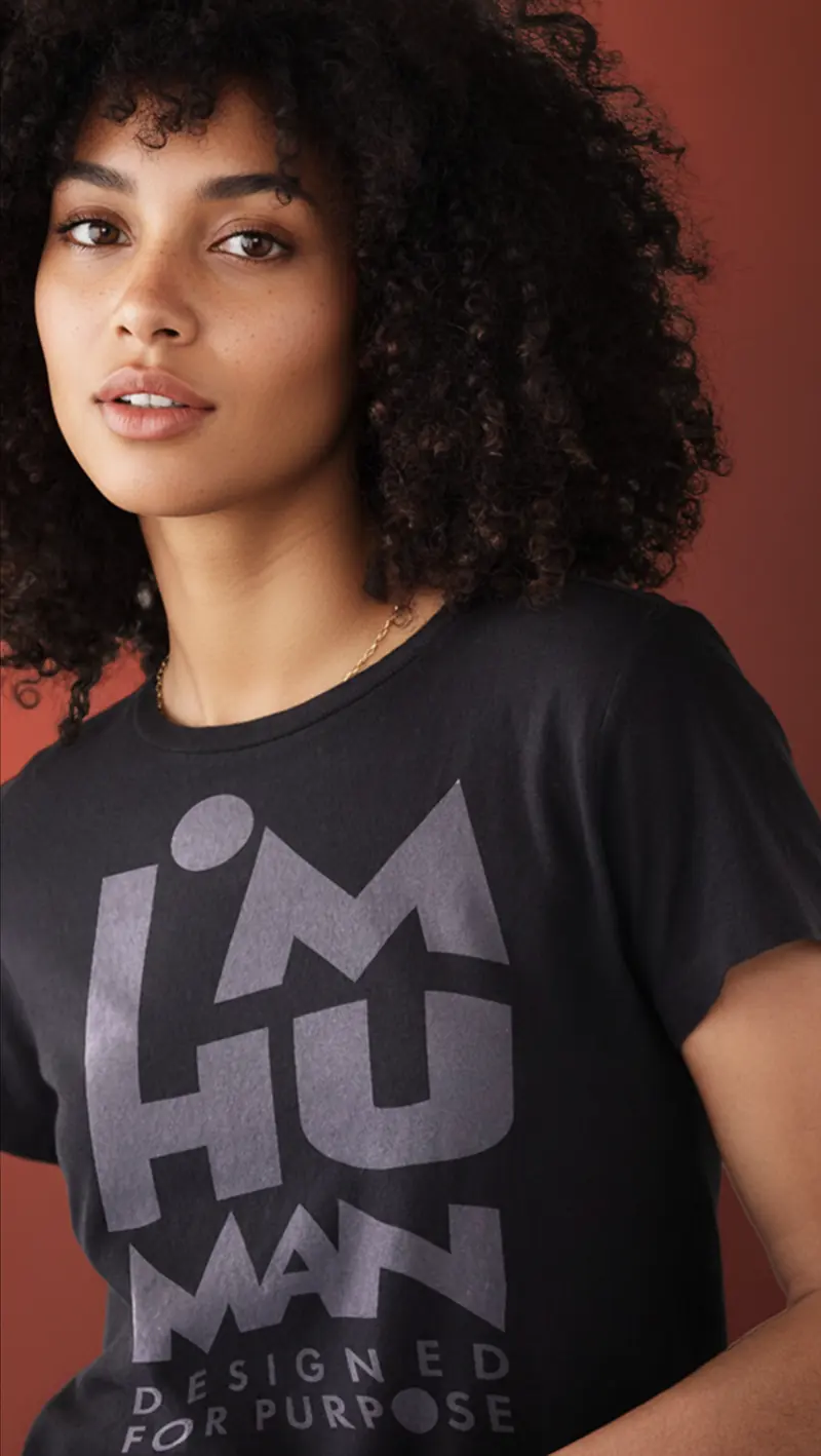 PENGE. I’M HUMAN minimalist typography tee