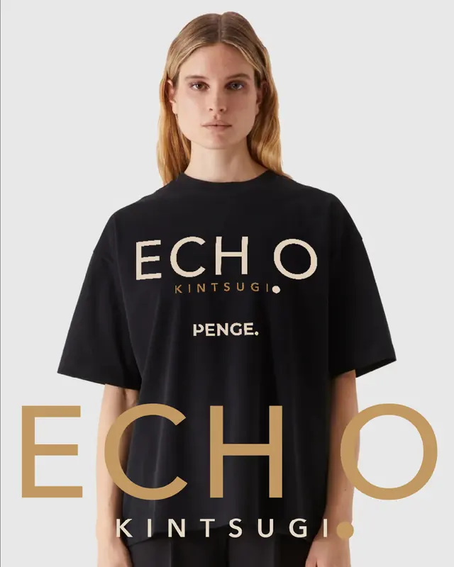 PENGE. ECHO minimalist typography tee