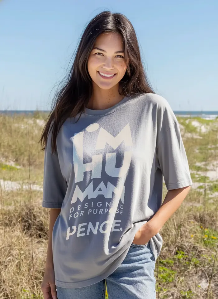 I’M HUMAN tee by the sea